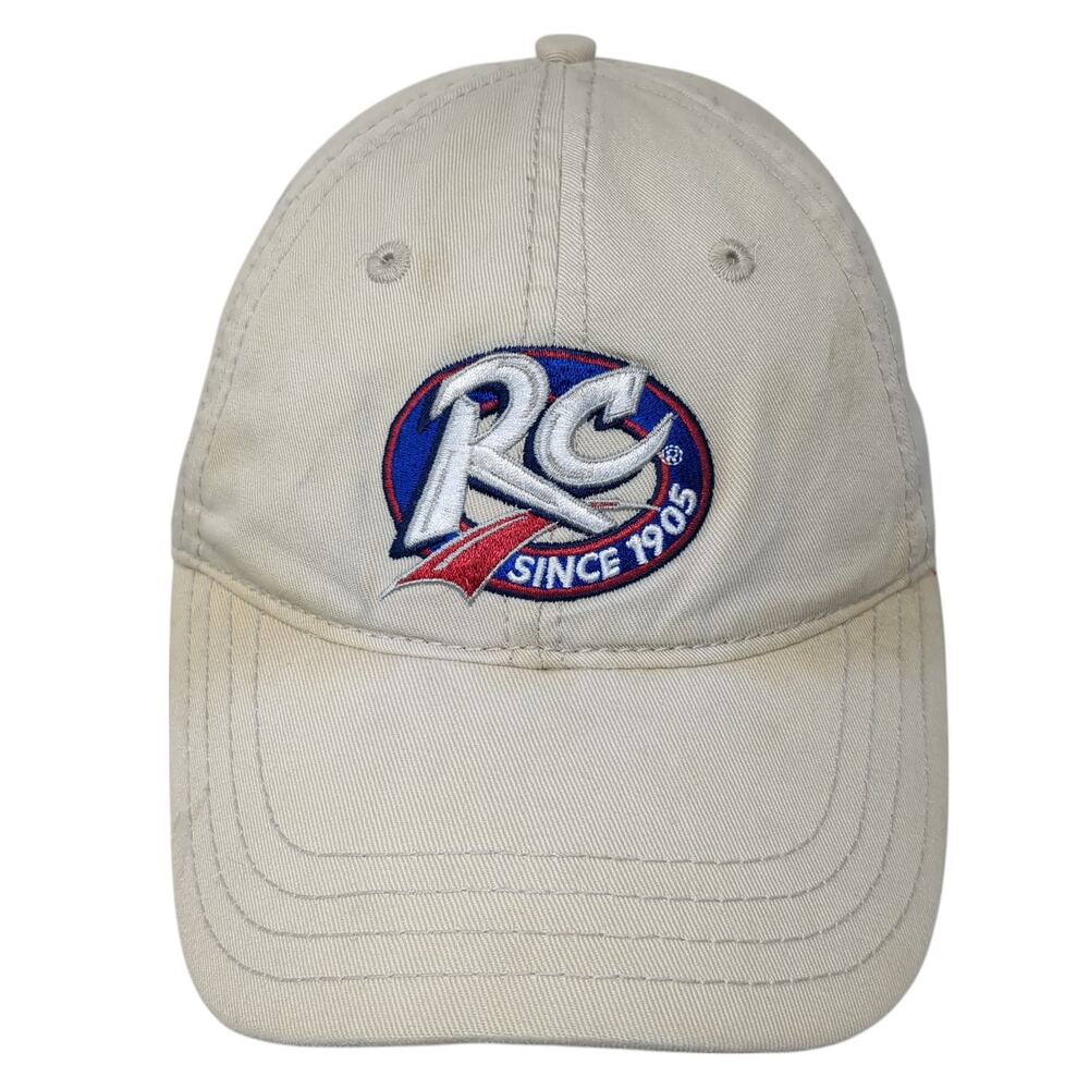 RC Since 1905 Slideback Baseball Cap Beige One Size Adjustable Embroidered HYP